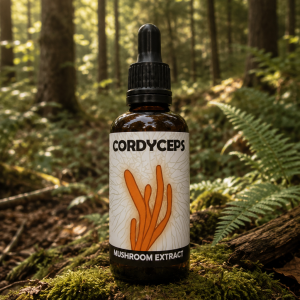 Cordyceps Sinesis Dual Extract Tincture 50ml: highest strength at 1:1 ratio