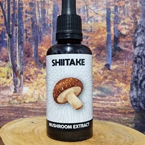 Shiitake Dual Extract Tincture 50ml: highest strength at 1:1 ratio
