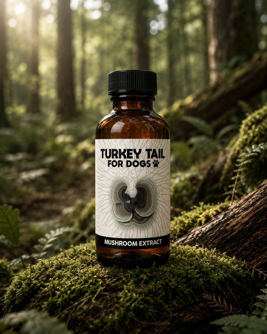 COMING SOON! Turkey tail for dogs- alcohol free. AVAILABLE FOR PRE ORDER to be dispatched from the 25th June
